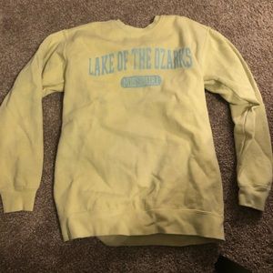Yellow Size Medium Comfort Colors Sweatshirt